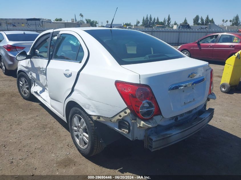 2013 Chevrolet Sonic Lt Auto VIN: 1G1JC5SG3D4238807 Lot: 39690446