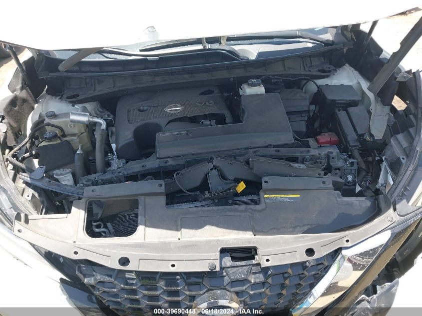 2020 Nissan Murano Sl Fwd VIN: 5N1AZ2CJ7LN150331 Lot: 39690448