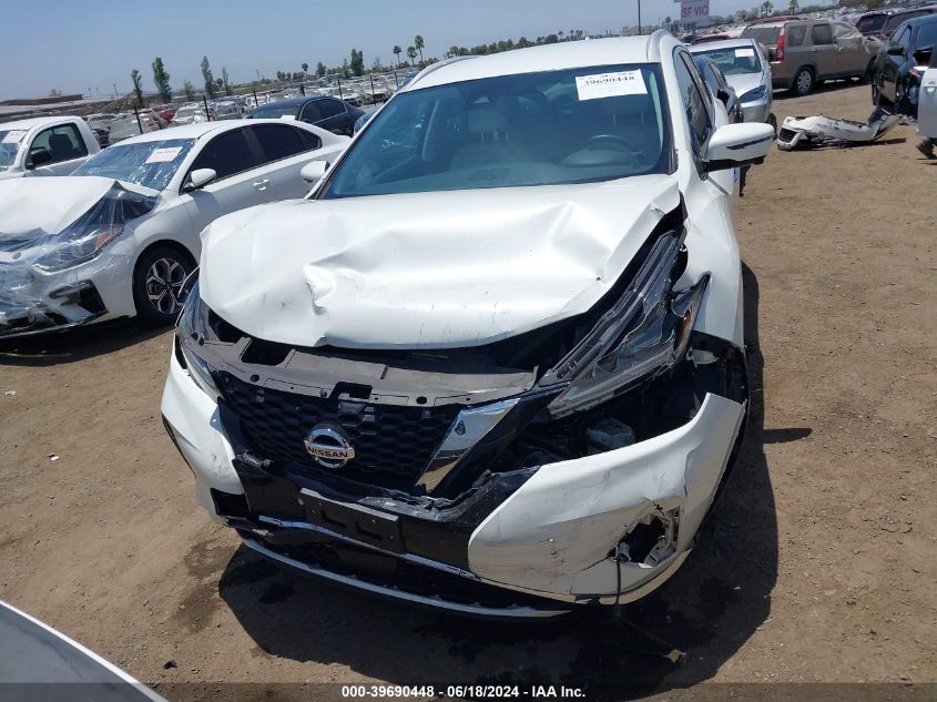 2020 Nissan Murano Sl Fwd VIN: 5N1AZ2CJ7LN150331 Lot: 39690448