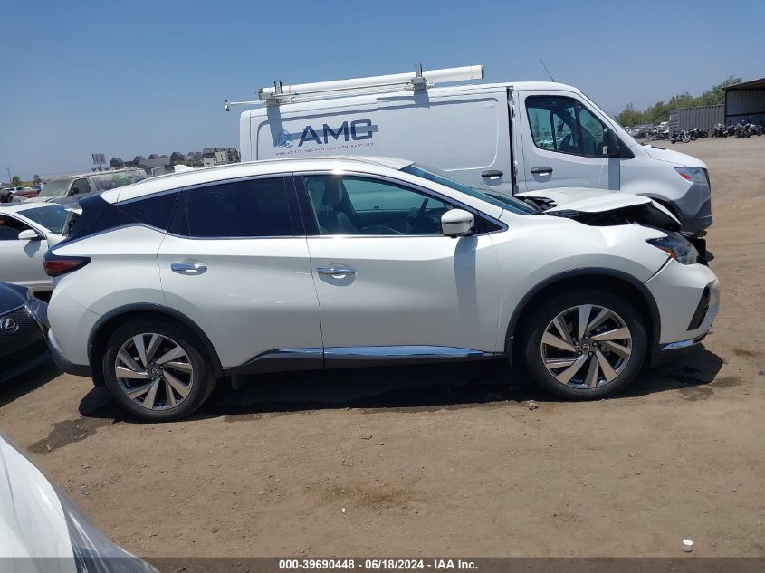 2020 Nissan Murano Sl Fwd VIN: 5N1AZ2CJ7LN150331 Lot: 39690448