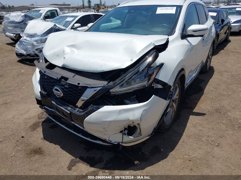 2020 Nissan Murano Sl Fwd VIN: 5N1AZ2CJ7LN150331 Lot: 39690448