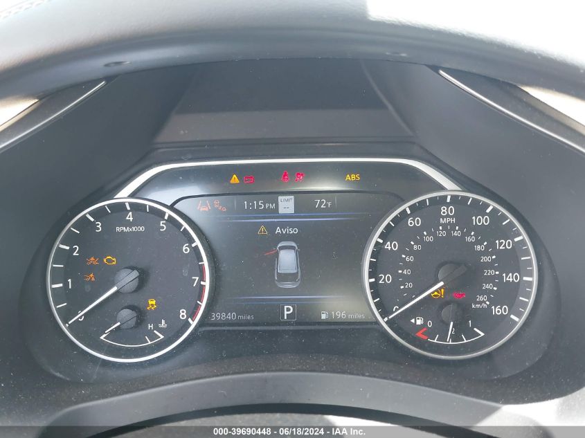 2020 Nissan Murano Sl Fwd VIN: 5N1AZ2CJ7LN150331 Lot: 39690448