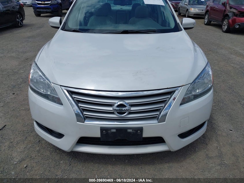 2013 Nissan Sentra Fe+ S/Fe+ Sv/S/Sl/Sr/Sv VIN: 3N1AB7AP7DL758643 Lot: 39690469