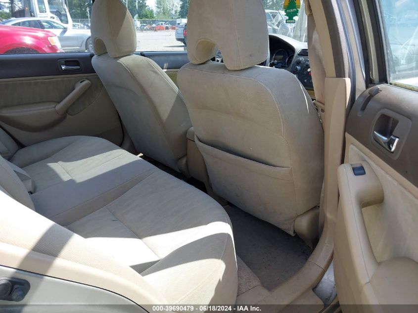 2003 Honda Civic Ex VIN: 2HGES26793H529481 Lot: 39690479