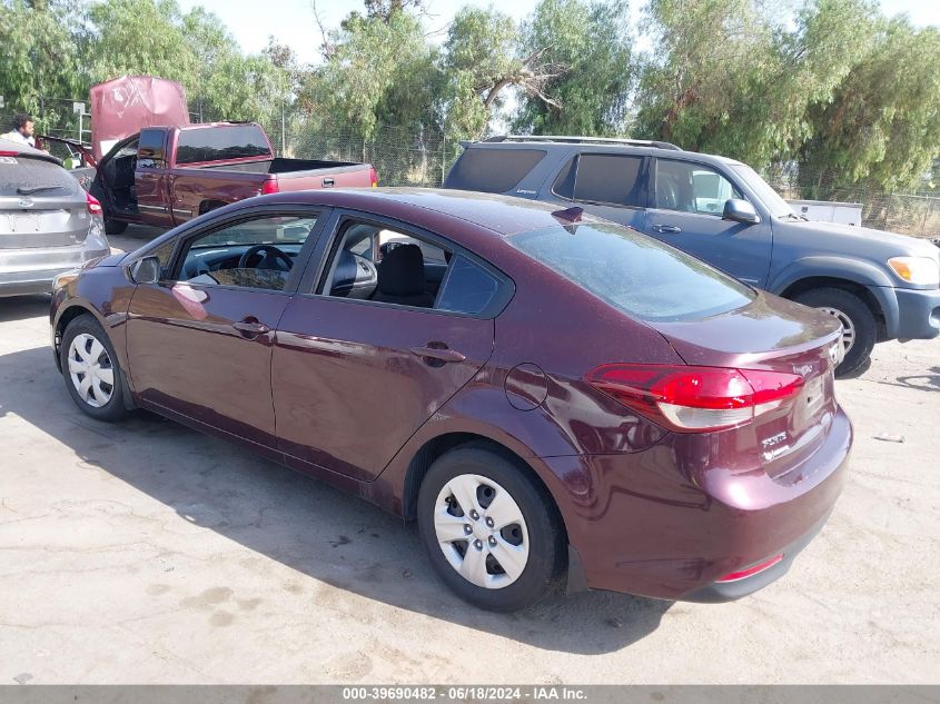 2017 Kia Forte Lx VIN: 3KPFK4A78HE089438 Lot: 39690482