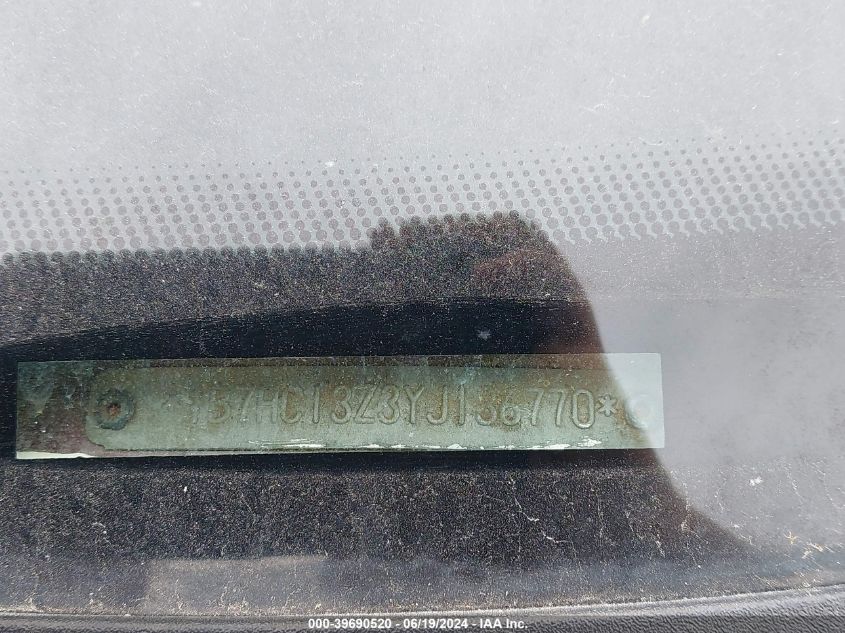 2000 Dodge Ram 1500 St VIN: 1B7HC13Z3YJ136770 Lot: 39690520