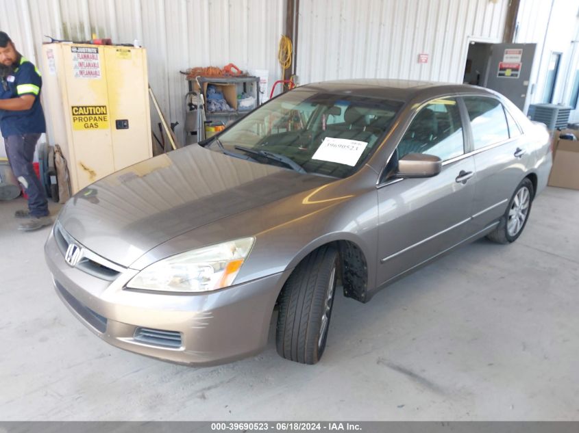 2006 Honda Accord 3.0 Ex VIN: 1HGCM66576A071482 Lot: 39690523