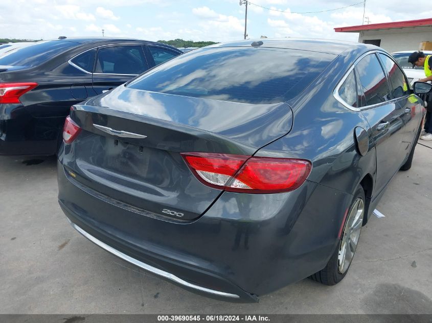 2015 Chrysler 200 Limited VIN: 1C3CCCAB4FN669684 Lot: 39690545