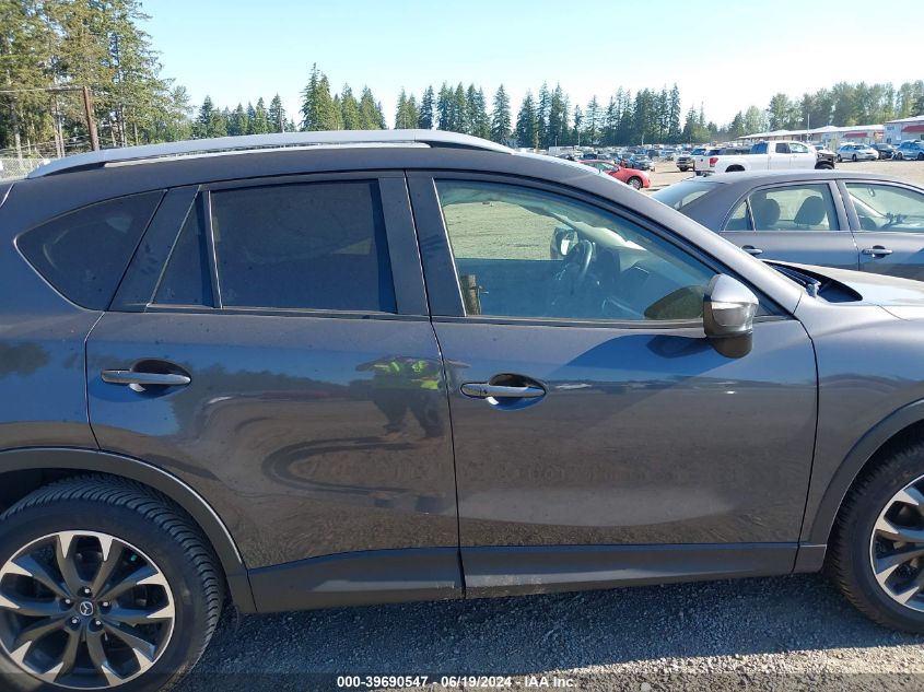 2016 Mazda Cx-5 Gt VIN: JM3KE4DY9G0902827 Lot: 39690547
