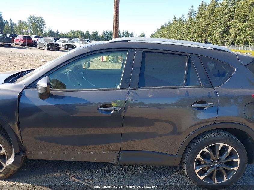 2016 Mazda Cx-5 Gt VIN: JM3KE4DY9G0902827 Lot: 39690547