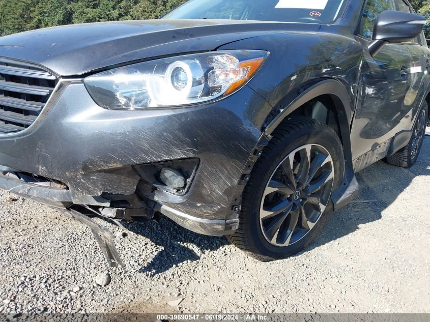 2016 Mazda Cx-5 Gt VIN: JM3KE4DY9G0902827 Lot: 39690547