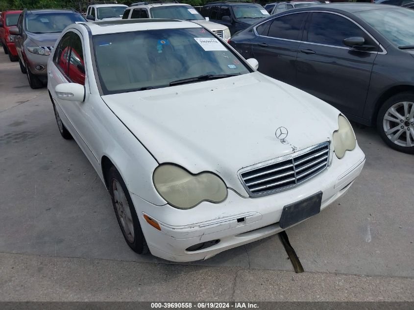 2003 Mercedes-Benz C-Class 2.6L VIN: WDBRF61J63E013809 Lot: 39690558