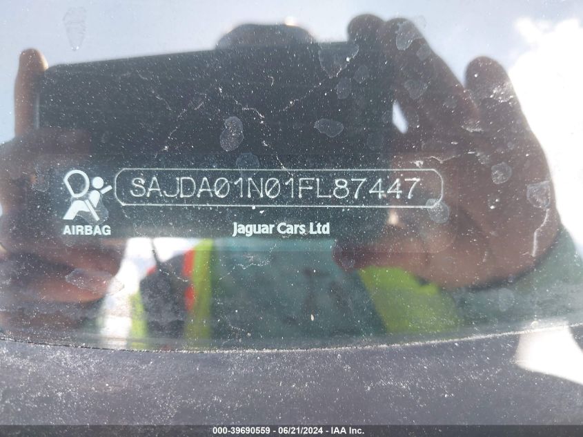 2001 Jaguar S-Type 3.0L V6 VIN: SAJDA01N01FL87447 Lot: 39690559