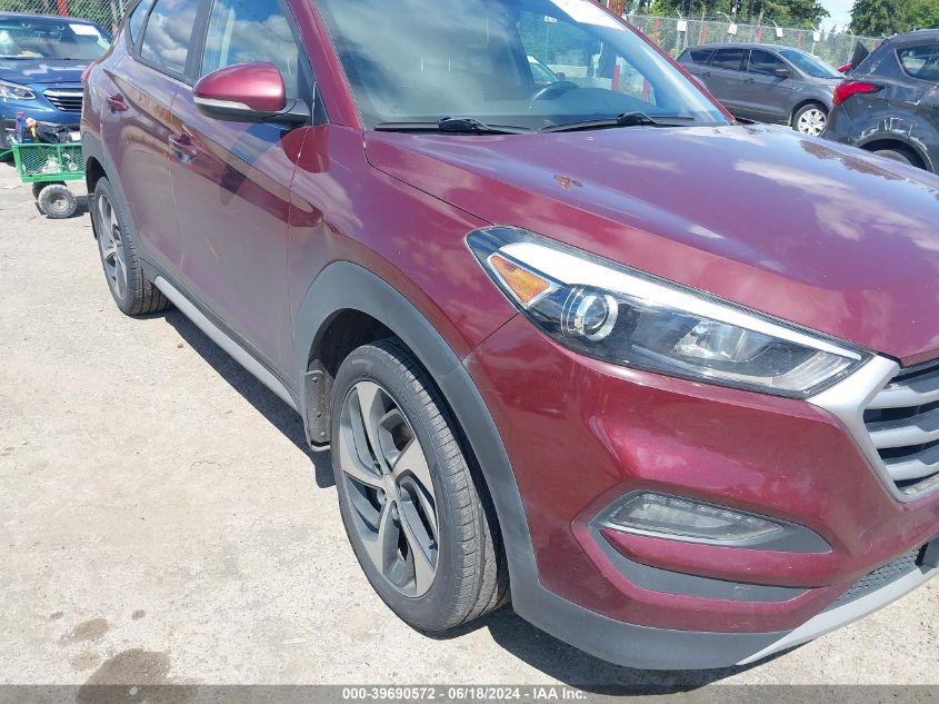 2017 Hyundai Tucson Value VIN: KM8J3CA27HU553337 Lot: 39690572