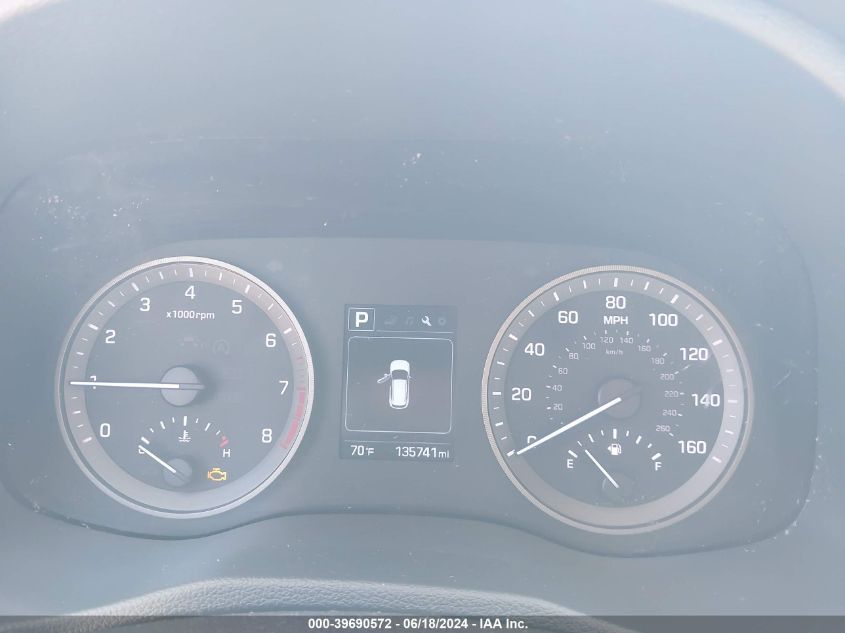 2017 Hyundai Tucson Value VIN: KM8J3CA27HU553337 Lot: 39690572