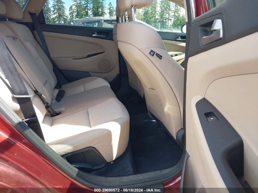 2017 Hyundai Tucson Value VIN: KM8J3CA27HU553337 Lot: 39690572