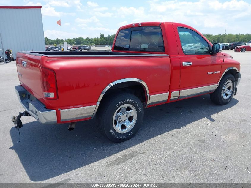 2003 Dodge Ram 1500 St VIN: 1D7HA16K53J528183 Lot: 39690599