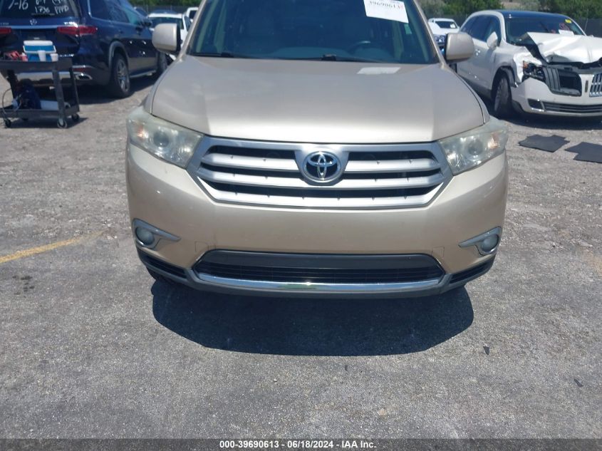 2013 Toyota Highlander Base Plus VIN: 5TDZA3EH8DS037479 Lot: 39690613