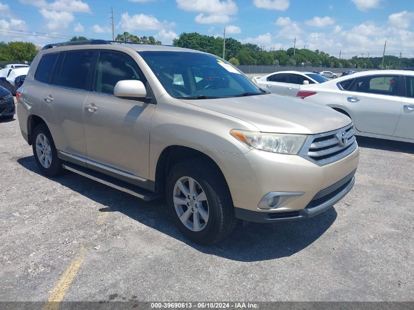 2013 TOYOTA HIGHLANDER BASE PLUS - 5TDZA3EH8DS037479