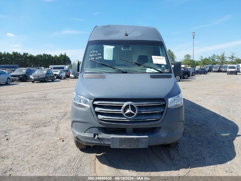 2019 Mercedes-Benz Sprinter 2500 High Roof V6 VIN: WD4PF1CD2KP129374 Lot: 39690635