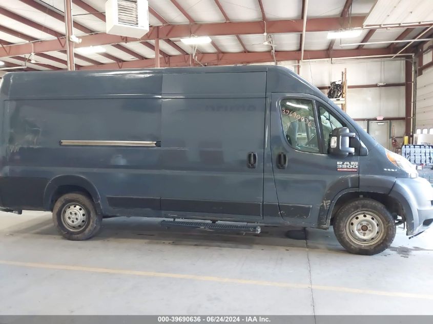 2019 Ram Promaster 3500 Cargo Van High Roof 159 Wb Ext VIN: 3C6URVJGXKE558021 Lot: 39690636