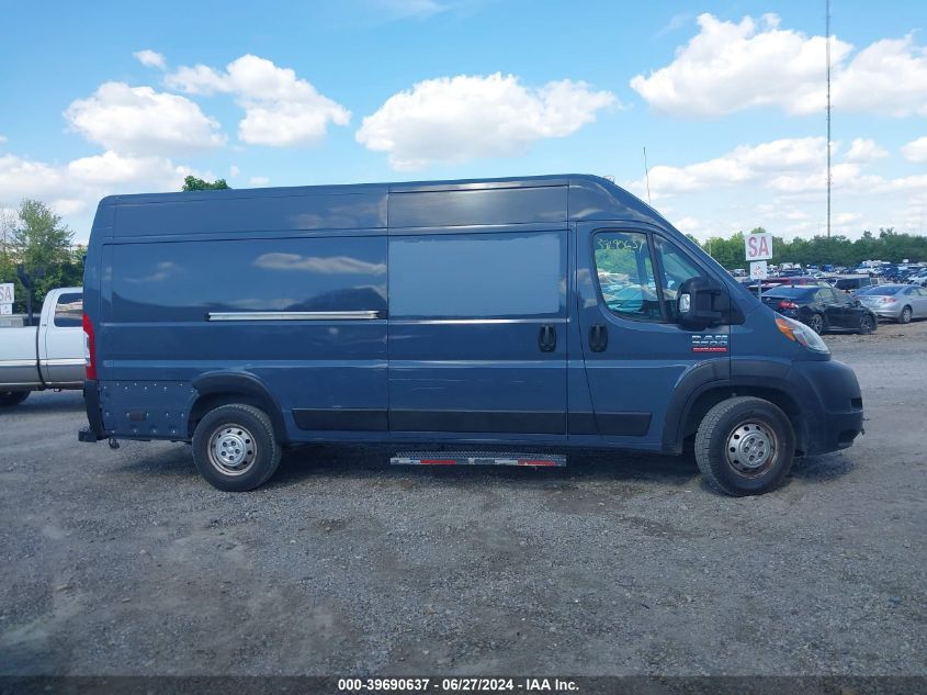 2019 Ram Promaster 3500 Cargo Van High Roof 159 Wb Ext VIN: 3C6URVJG9KE564490 Lot: 39690637