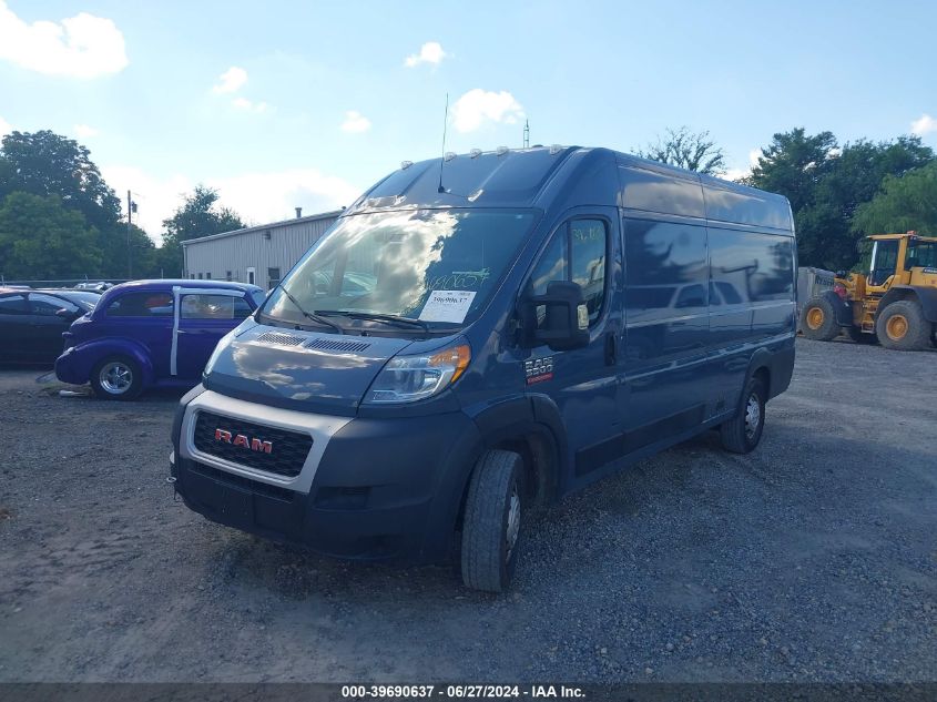 2019 Ram Promaster 3500 Cargo Van High Roof 159 Wb Ext VIN: 3C6URVJG9KE564490 Lot: 39690637