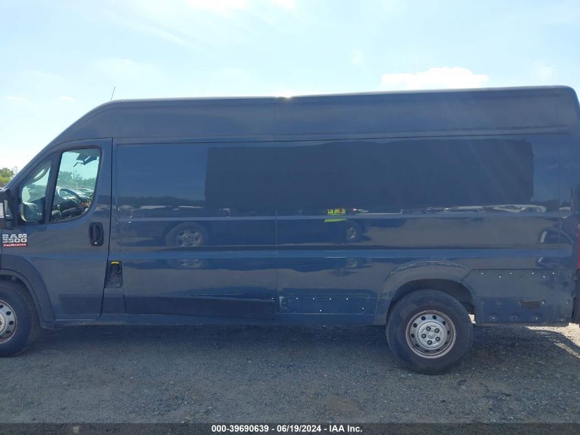 2020 Ram Promaster 3500 Cargo Van High Roof 159 Wb Ext VIN: 3C6URVJG9LE108507 Lot: 39690639