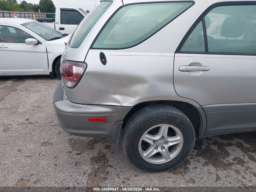 2001 Lexus Rx 300 VIN: JTJGF10U210115848 Lot: 39690647