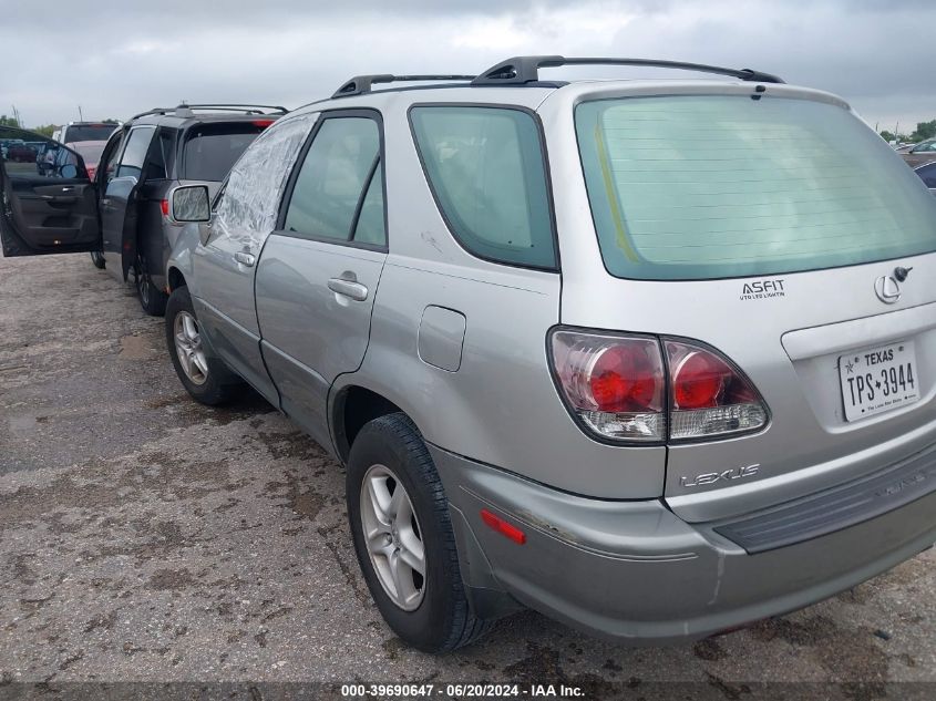 2001 Lexus Rx 300 VIN: JTJGF10U210115848 Lot: 39690647