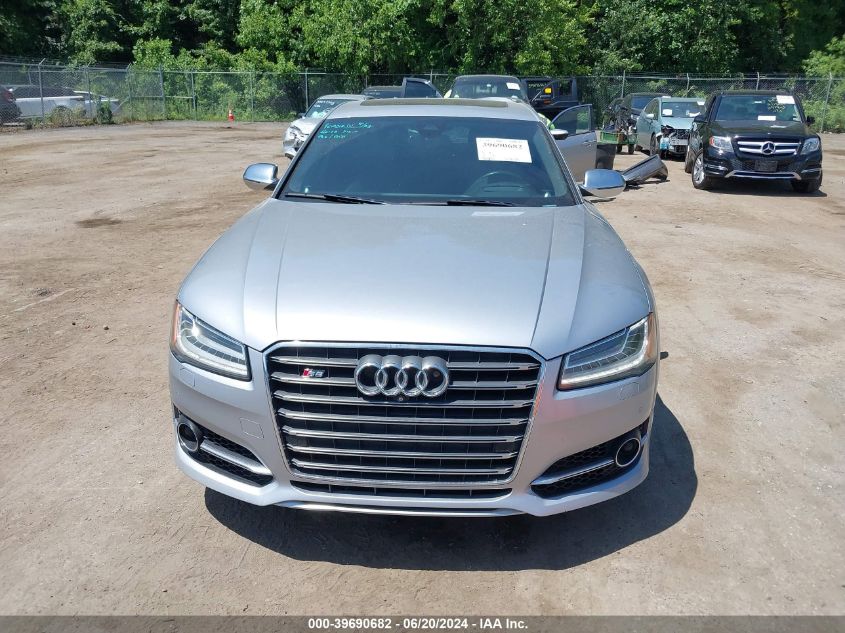 2015 Audi S8 Quattro VIN: WAUK2AFD0FN023385 Lot: 39690682