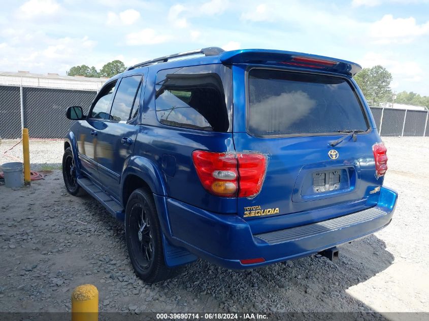 2002 Toyota Sequoia Sr5 VIN: 5TDZT34A02S131559 Lot: 39690714