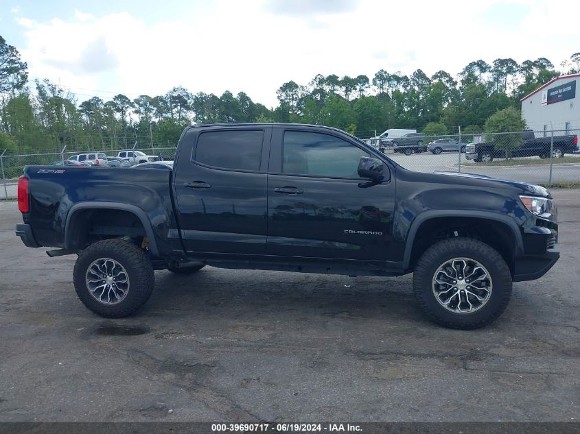 2022 Chevrolet Colorado Zr2 VIN: 1GCGTEEN4N1329504 Lot: 39690717