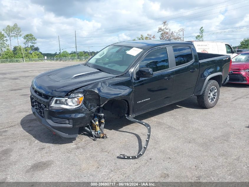 2022 Chevrolet Colorado Zr2 VIN: 1GCGTEEN4N1329504 Lot: 39690717