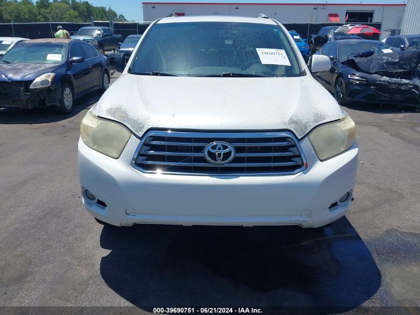 2008 Toyota Highlander Limited VIN: JTEES42A382042722 Lot: 39690751