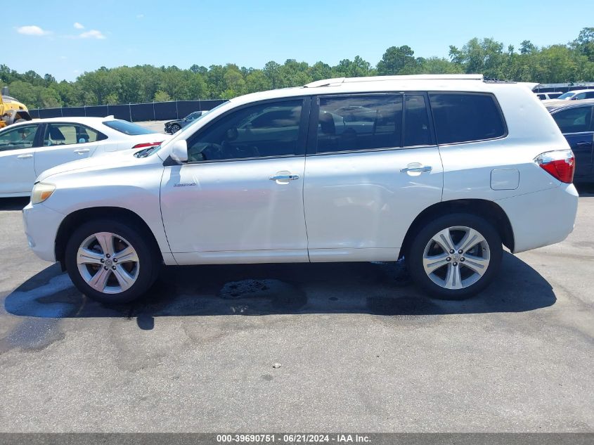 2008 Toyota Highlander Limited VIN: JTEES42A382042722 Lot: 39690751