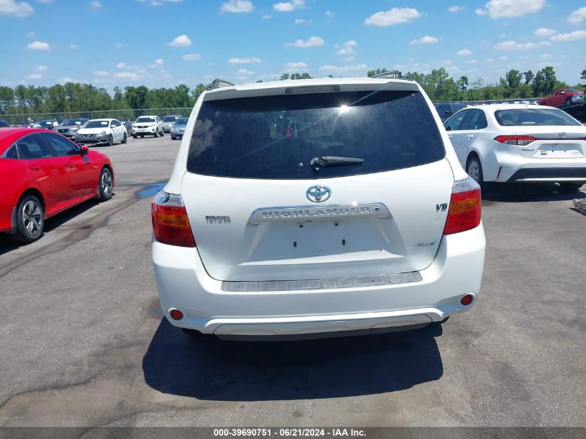 2008 Toyota Highlander Limited VIN: JTEES42A382042722 Lot: 39690751