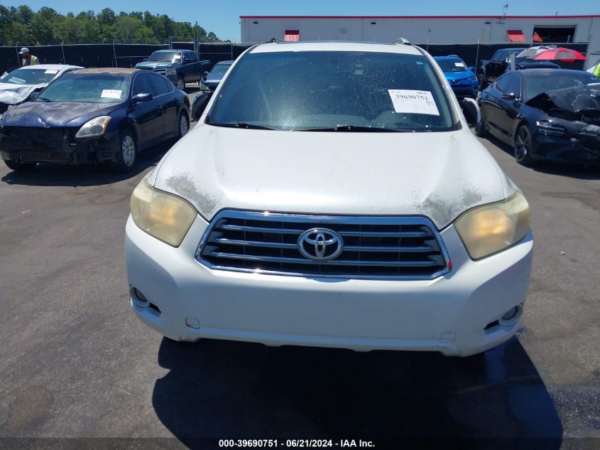 2008 Toyota Highlander Limited VIN: JTEES42A382042722 Lot: 39690751