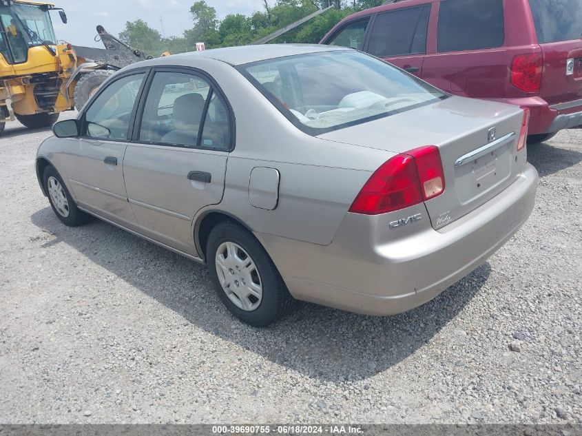 1HGES16531L054208 | 2001 HONDA CIVIC