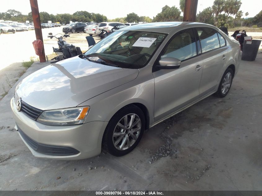 2011 Volkswagen Jetta 2.5L Se VIN: 3VWDX7AJXBM307458 Lot: 39690756