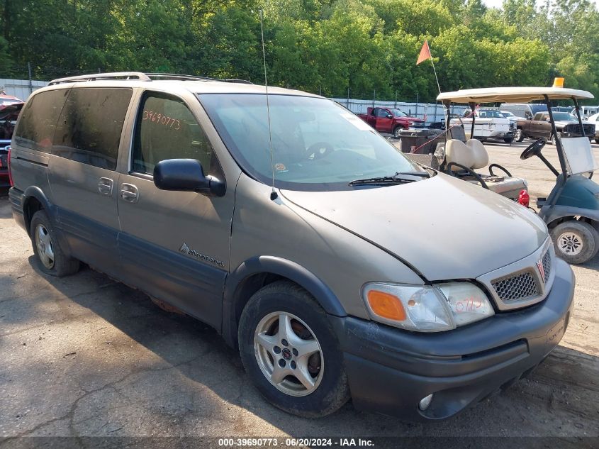 2003 Pontiac Montana M16 W/1Sa Pkg. VIN: 1GMDX03E83D196718 Lot: 39690773