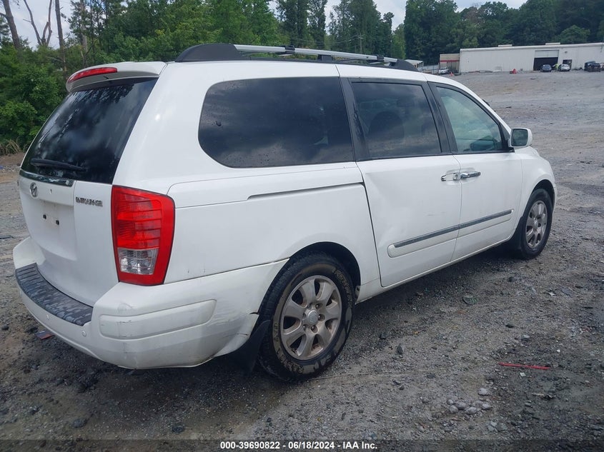 2008 Hyundai Entourage Gls/Limited VIN: KNDMC233186056497 Lot: 39690822