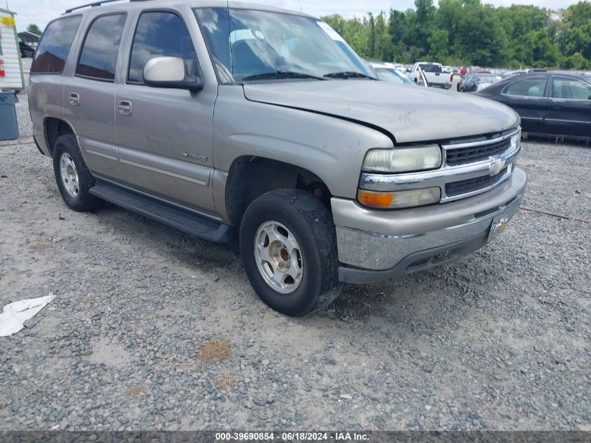 2001 Chevrolet Tahoe Lt VIN: 1GNEC13T51R108630 Lot: 39690854