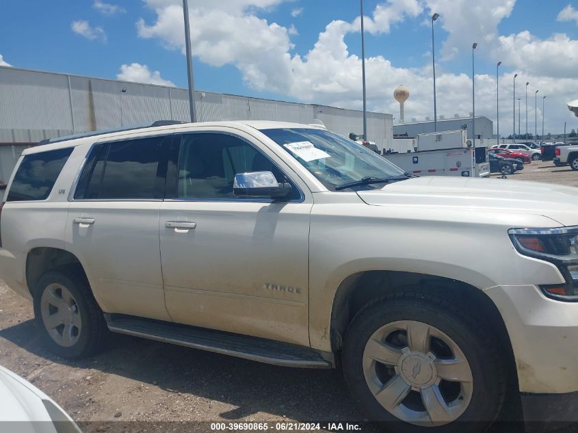 2015 Chevrolet Tahoe C1500 Ltz VIN: 1GNSCCKCXFR732737 Lot: 39690865