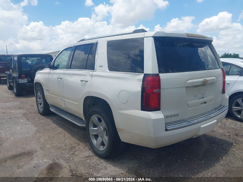 2015 Chevrolet Tahoe C1500 Ltz VIN: 1GNSCCKCXFR732737 Lot: 39690865