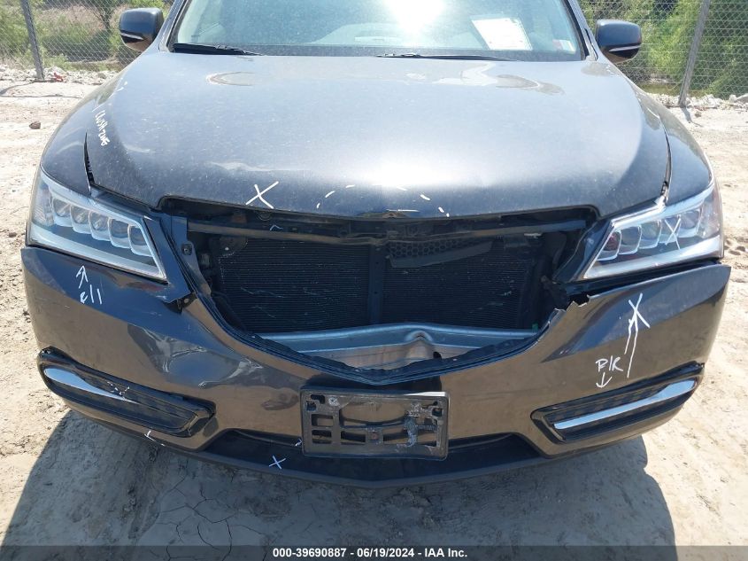 2014 Acura Mdx Technology VIN: 5FRYD4H48EB018873 Lot: 39690887