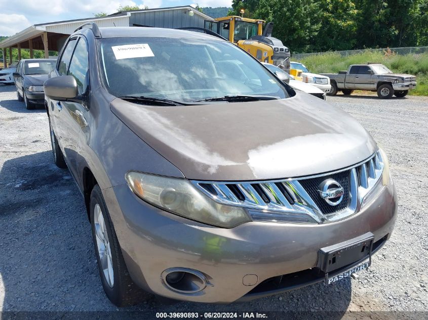 2009 Nissan Murano S/Sl/Le VIN: JN8AZ18W09W145692 Lot: 39690893