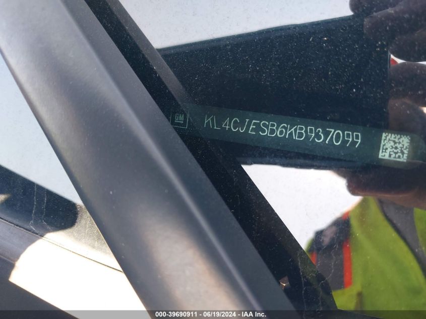 2019 Buick Encore Awd Preferred VIN: KL4CJESB6KB937099 Lot: 39690911