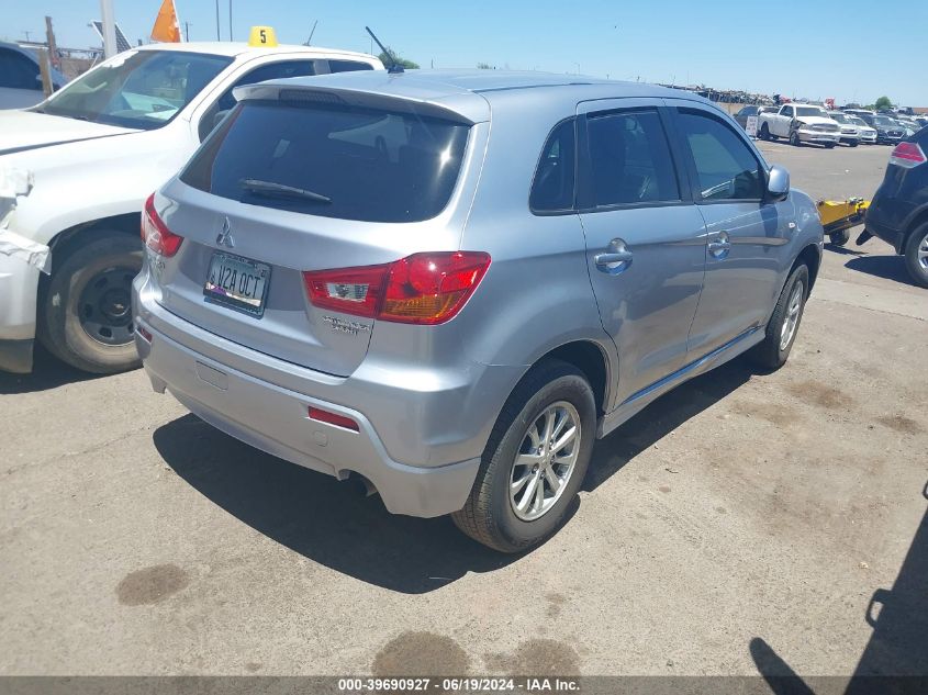 2012 Mitsubishi Outlander Sport Es VIN: JA4AP3AU3CZ003486 Lot: 39690927