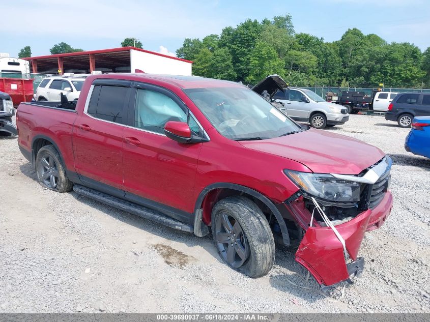 2022 Honda Ridgeline Rtl VIN: 5FPYK3F58NB011880 Lot: 39690937